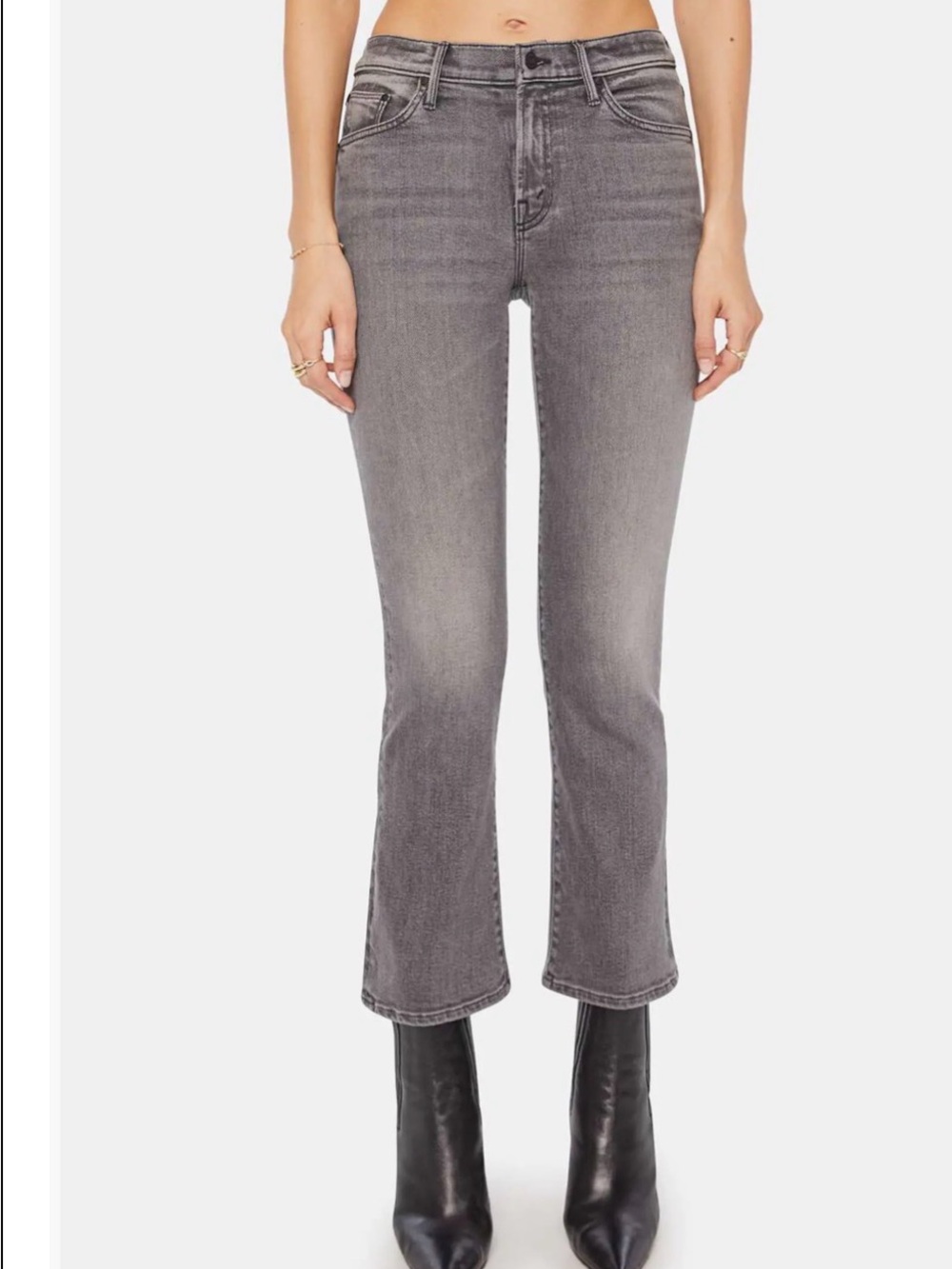 54. The Outsider Flood High Waist Ankle Bootcut Jeans
